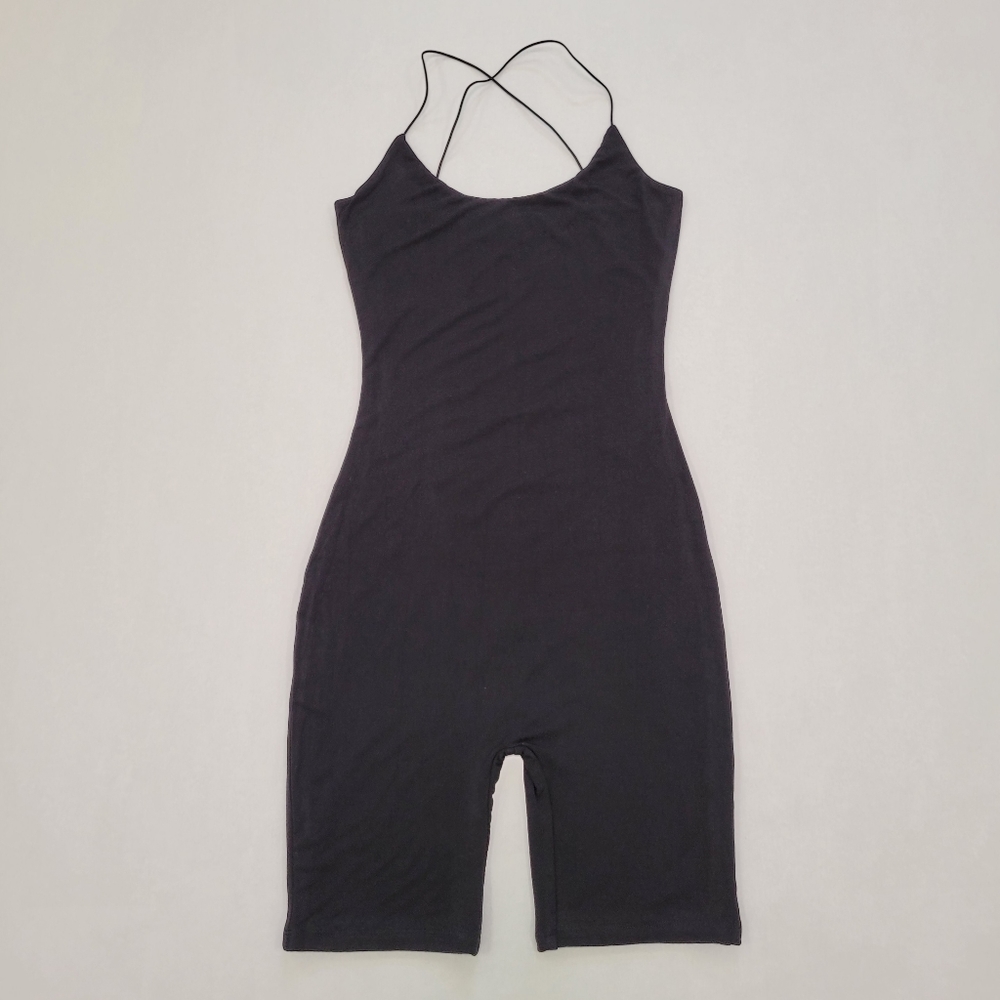 Naked Wardrobe The NW Scoop Em' Up Romper Style# NW-J0275